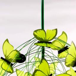 Green Butterfly Chandelier Nature-Inspired Pendant Lighting - thumbnail 2