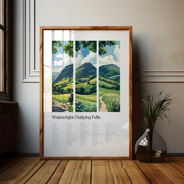 Lake District Fells Poster Wainwright Outlying Art Print By Etsy lake-district-fells-poster-wainwright-outlying-art-print-by-etsy