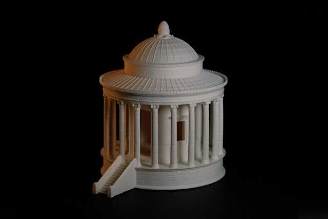 Temple Of Vesta Tivoli Scale Model - Roman Reconstruction, Resin Architectural Replica - image 1