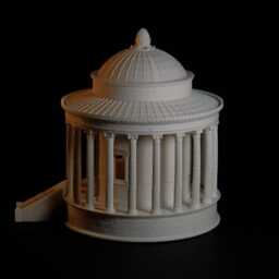 Temple Of Vesta Tivoli Scale Model - Roman Reconstruction, Resin Architectural Replica - thumbnail 4