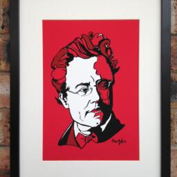 Richard Wagner Art Print Composer Portrait, Music Lover Gift - thumbnail 3