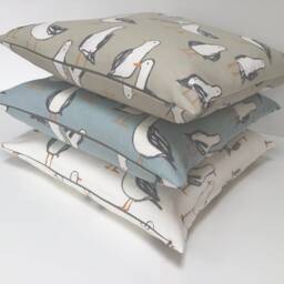 Seagull Double Sided Cushion Cover Nautical Gull Coastal Fabric - thumbnail 2
