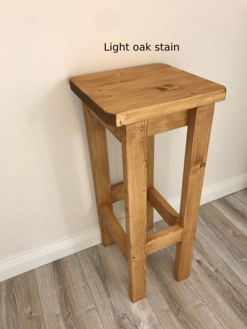 Bar Stool Solid Wood Kitchen Counter Stool, Many Colors - image 1