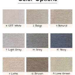 Finnian 100% Blackout Curtain, 9 Colors, Thermal Room Darkening Curtain For Bedroom Living Room, Faux Linen Texture 1Pc - thumbnail 2