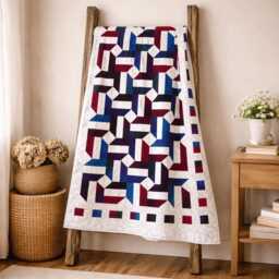 Rain Forest Quilt Pattern - Nature Inspired Patchwork Throw - Digital PDF Download - thumbnail 3