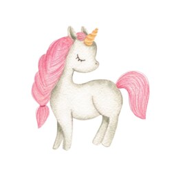 Personalized Unicorn Nursery Prints Baby Birth Details, Set Of 3 - thumbnail 3