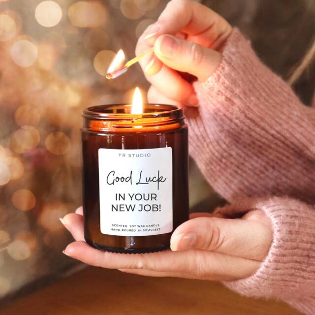 Leaving Gift Work Colleague, Leaving Gift, New Job, Funny Thank You Present, Job Present Candle - image 1