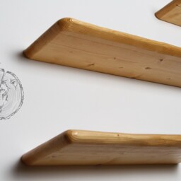 Real Wood Wall Shelf Elm - thumbnail 3
