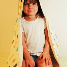 Child's Hooded Towel With Embroidered Name - thumbnail 4