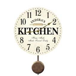 Personalized Kitchen Wall Clock - White Clock - thumbnail 2