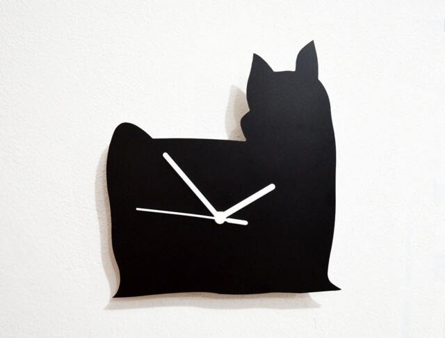 Yorkshire Terrier Dog - Wall Clock Silhouette - image 1