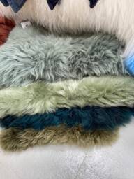 Green Sheepskin Rug, Greens, Soft Green, Hygge, Australian Sheepskin, Chair Cover Ties Bed Throw, Luxury , Amazing Gift