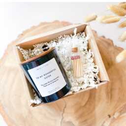 To My Sister Scented Candle, Vegan Soy Wax Gift For Birthday Christmas Thank You - thumbnail 2