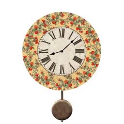 Bohemian Floral Clock - Handmade & Decorative - thumbnail 2