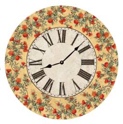 Bohemian Floral Clock - Handmade & Decorative - thumbnail 1