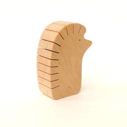 Hedgehog Wooden Desk Organizer Personalized Photo & Card Holder - thumbnail 2