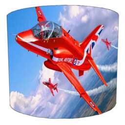 The Red Arrows Drum Lampshade For Ceiling Light Pendants Or Table Lamp Bases - thumbnail 2