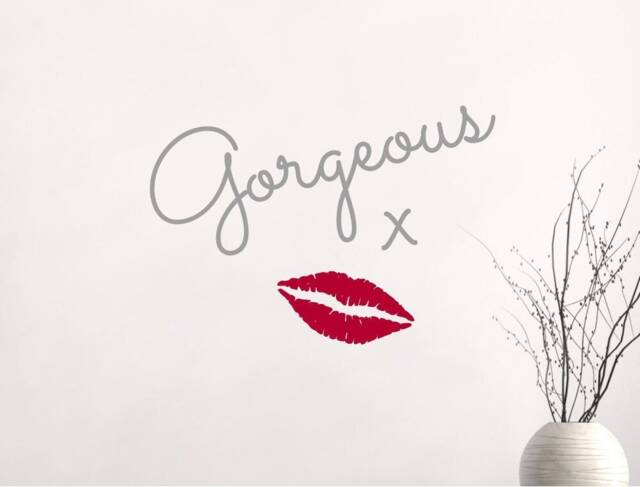 Gorgeous Wall Sticker, Lips Decal - image 1