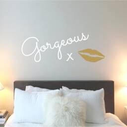 Gorgeous Wall Sticker, Lips Decal - thumbnail 3