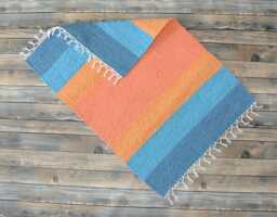 "Hand Woven Rug - 24"" X 34" - thumbnail 1