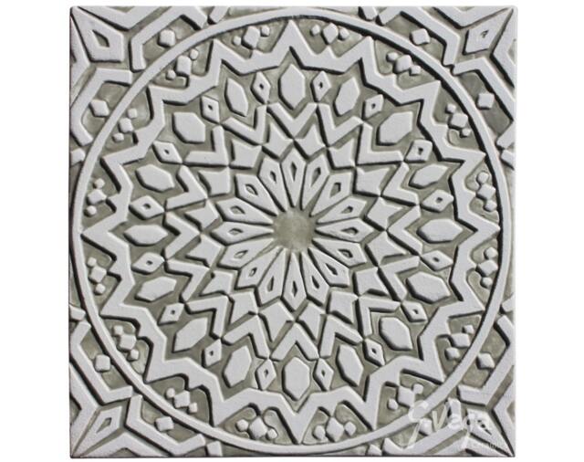 Moroccan Wall Hanging White & Beige For Kitchen Backsplash, Tile Garden Art, Morocco Bathroom #2 30cm Beige&white - image 1