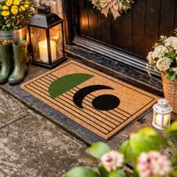 Moon Phase Doormat - Celestial Welcome Mat Modern Boho Entry Rug - thumbnail 3