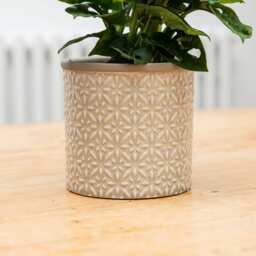 Grey Moroccan Ceramic Planter Pot - thumbnail 3