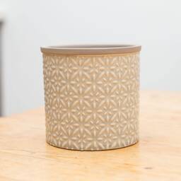 Grey Moroccan Ceramic Planter Pot - thumbnail 2