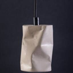 Concrete Pendant Lamp, Modern Industrial Light, Cement Scandinavian Lamp, Handmade Minimalist Contemporary Lamp, Craft Lamp - thumbnail 2