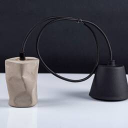 Concrete Pendant Lamp, Modern Industrial Light, Cement Scandinavian Lamp, Handmade Minimalist Contemporary Lamp, Craft Lamp - thumbnail 3