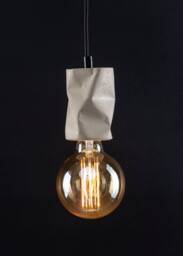 Concrete Pendant Lamp, Modern Industrial Light, Cement Scandinavian Lamp, Handmade Minimalist Contemporary Lamp, Craft Lamp