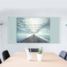 Proverbs 36 #10 Niv He Will Direct Your Path Scripture Art, Framed Bible Verses, Religious Framed Art, Wall Hangings, Christian - thumbnail 3