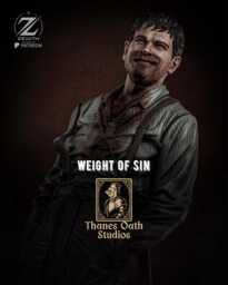 Weight Of Sin - Grimdark Fantasy Brooding Villian Cursed Remmick Resin Figure 16K - thumbnail 1