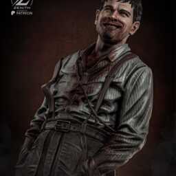 Weight Of Sin - Grimdark Fantasy Brooding Villian Cursed Remmick Resin Figure 16K - thumbnail 2