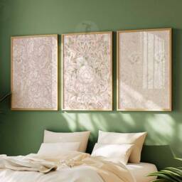 William Morris Set Of 3 Prints, Wall Art, Floral Pattern Nature Art Nouveau, Vintage - thumbnail 3