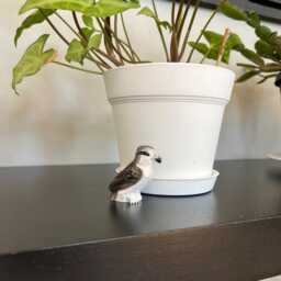 Osprey Wooden Figurine - Hand Carved Bird Collectible Home Decor - thumbnail 3