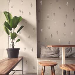 Tree Decals, Stick Trees Wall Decal, Nursery Minimalist Nature Baby Room Stickers, Kids Decals - thumbnail 2