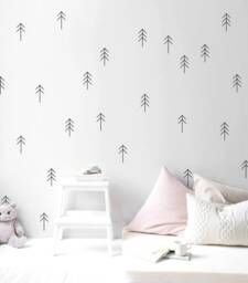 Tree Decals, Stick Trees Wall Decal, Nursery Minimalist Nature Baby Room Stickers, Kids Decals - thumbnail 1
