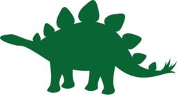 Vinyl Wall Art Decal Custom Stickers - The Stone Age Stegosaurus
