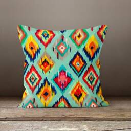 Kilim Rug Cushion Cover-Farmhouse Case-Ethnic Living Room Pillow Case-Authentic Pillow-Gift For Cushions-Custom Decor Your Home - thumbnail 2