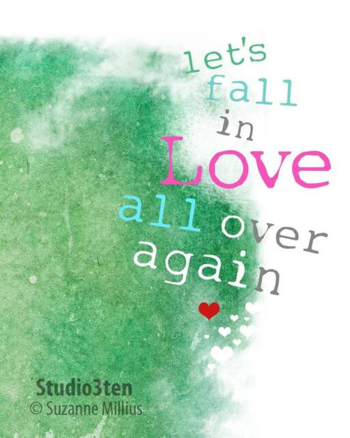 My Love, Love Print, Sweetest Day, Let's Fall in Love, Print For Husband, Wife, About Art - image 1