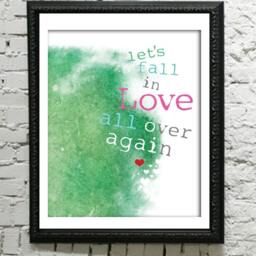 My Love, Love Print, Sweetest Day, Let's Fall in Love, Print For Husband, Wife, About Art - thumbnail 2