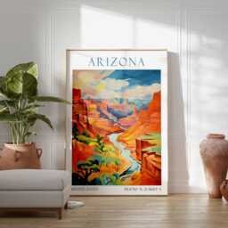 Arizona Travel Print Wall Art Home Decor Poster Gift For Lover - thumbnail 3