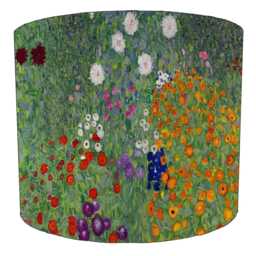 Art Nouveau Gustav Klimt Drum Lampshade For Ceiling Light Pendants Or Table Lamp Bases - thumbnail 2