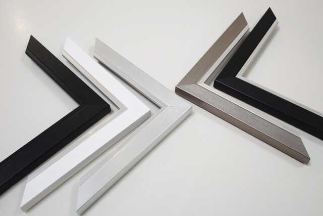 Element Collection Edge Photo Picture Frame Print Custom Brushed All Sizes Hang Or Stand Poster Art Frames - image 1