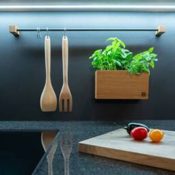 Oak Magnetic Planter Wall Mounted Herb Garden - thumbnail 2