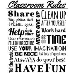 Classroom Rules - Wall Decal Custom Vinyl Art Stickers For Schools, School Libraries & Classrooms - thumbnail 3