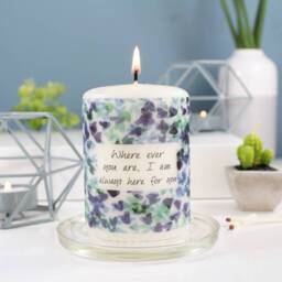 Best Friend Personalised Candle Gift - For Friends Thinking Of You Moving Away