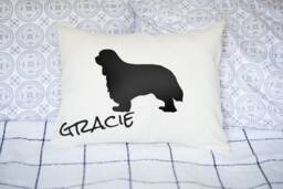 Personalized Pet, Dog Pillow, Pet Parent, Mom, Dad, Pet Mother's Day, German Shephard, Poodle, French Bull Dog, Dog Lover Gift - thumbnail 1