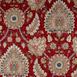 Boho Pillow Cover Castleford Dark Red Bohemian Cushion - thumbnail 3
